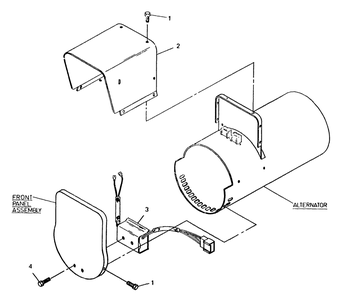 Panel Sheet Metal Diagram and Parts List for 8753-0-GE5550XR  Briggs and Stratton Generator